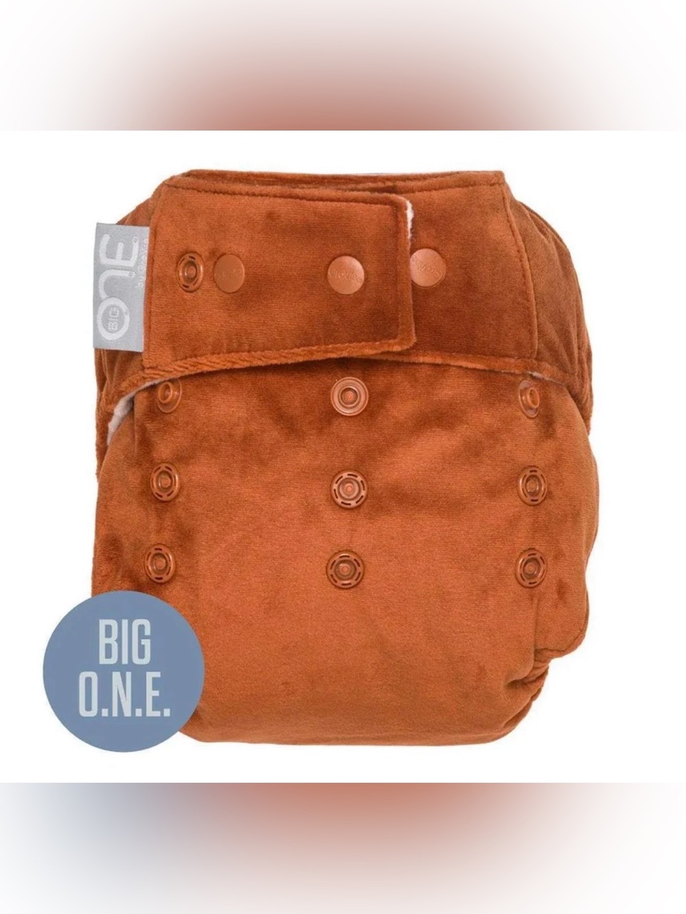 O.N.E. By GroVia CLOTH DIAPER NIP $24 8-35 lbs, Color: Spice